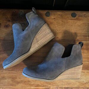 TOMS Kallie Wedge Bootie, Size 8